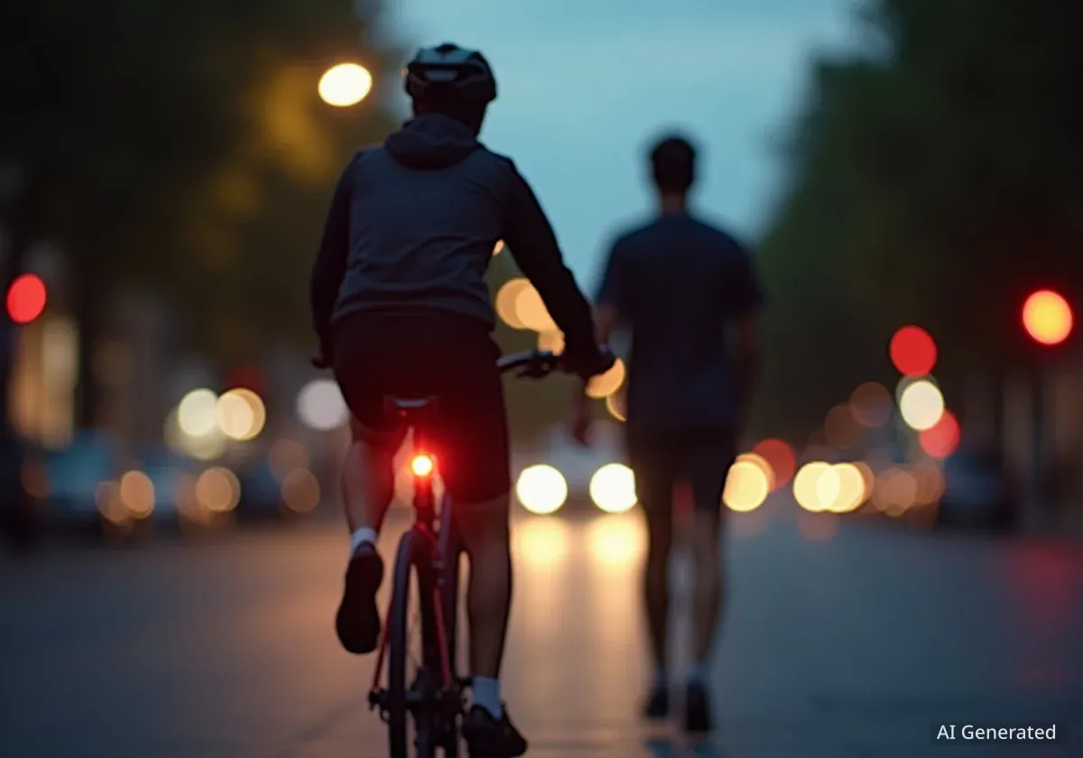 Sicherheits-Tipps für Fußgänger und Radfahrer