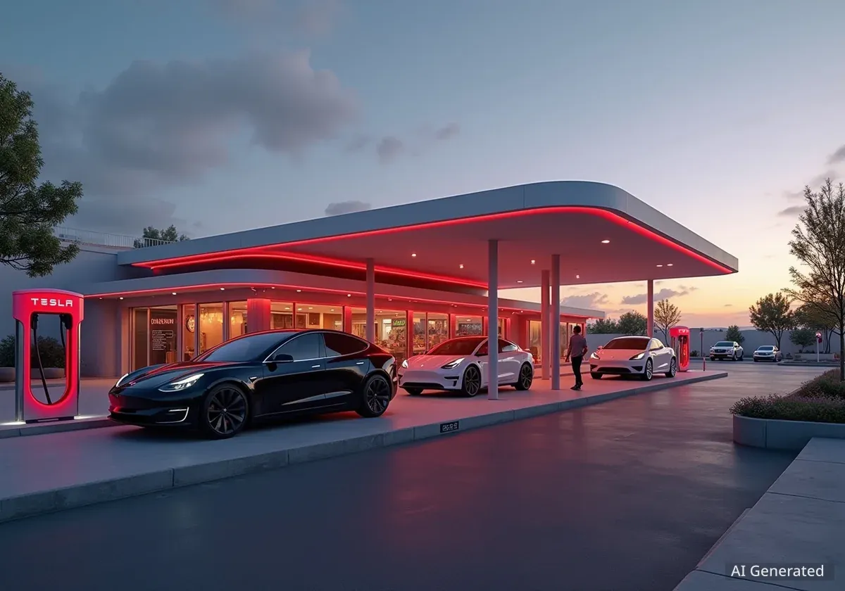 Tesla Diner Konzept expandiert weltweit