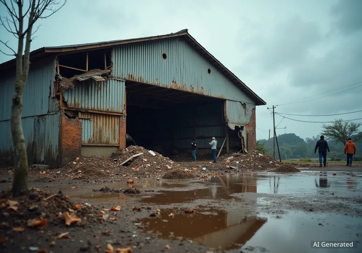 Unwetter stoppt Toyota-Motorenwerk in Brasilien