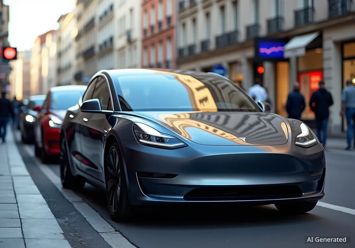 Europas E-Auto-Absatz steigt, Tesla-Verkäufe sinken