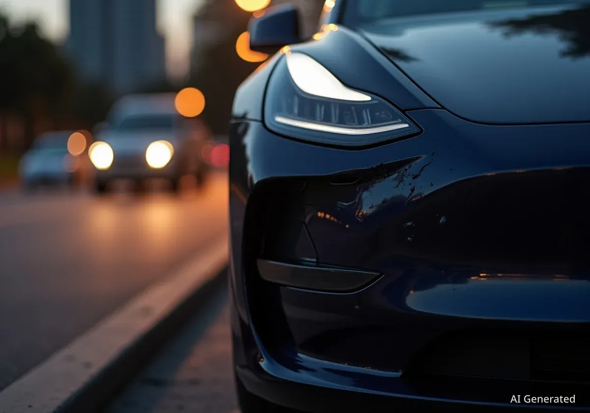 Tesla FSD-Fahrt endet mit 22.000-Dollar-Reparatur