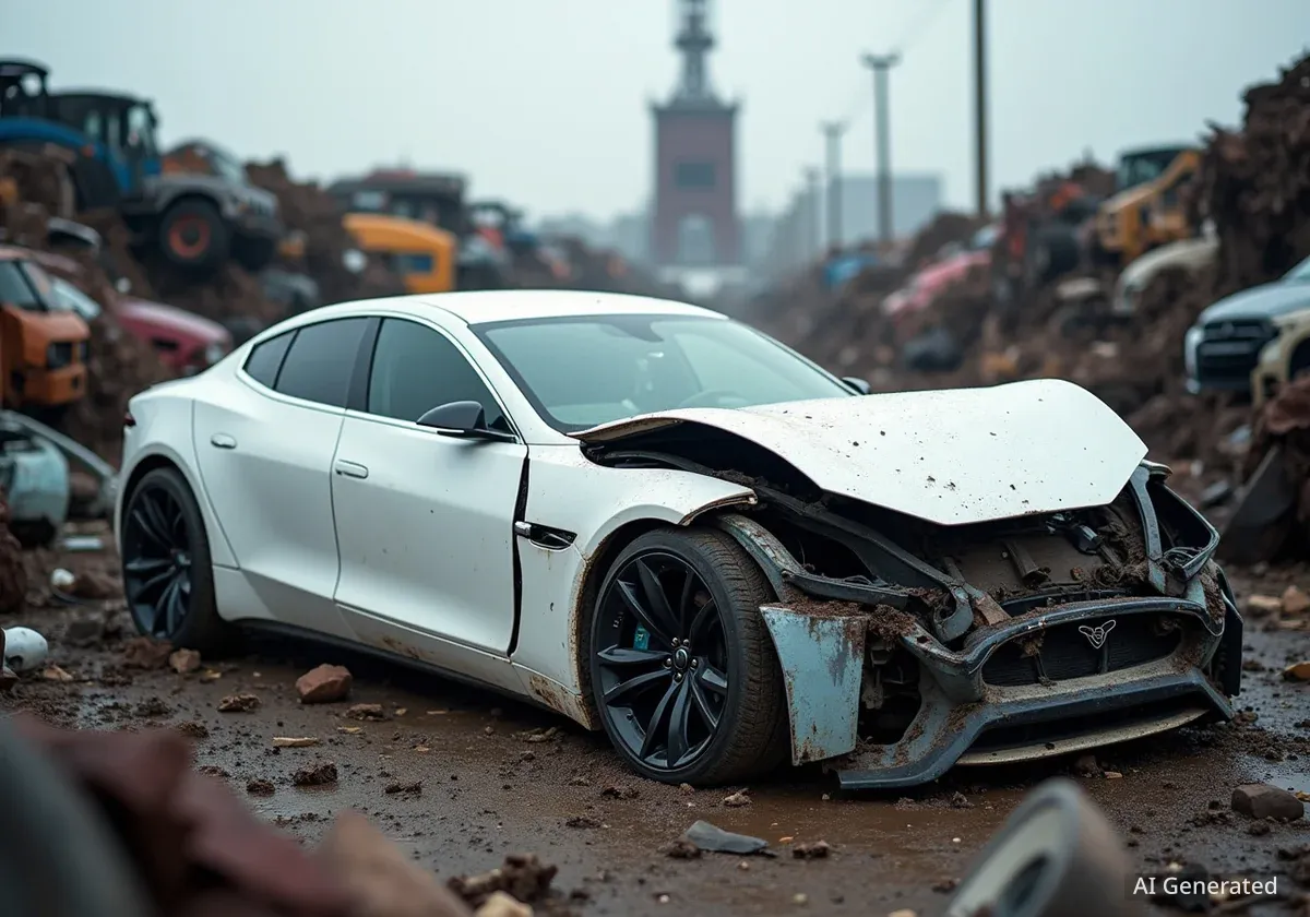 MotorTrend findet vermissten Fisker Ocean auf Schrottplatz