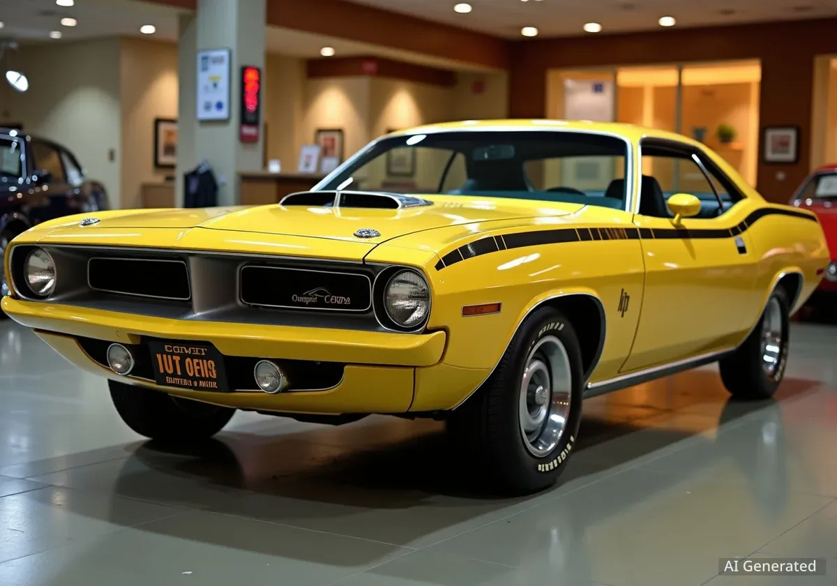 Seltener 1971 Plymouth Hemi Cuda geht in Auktion