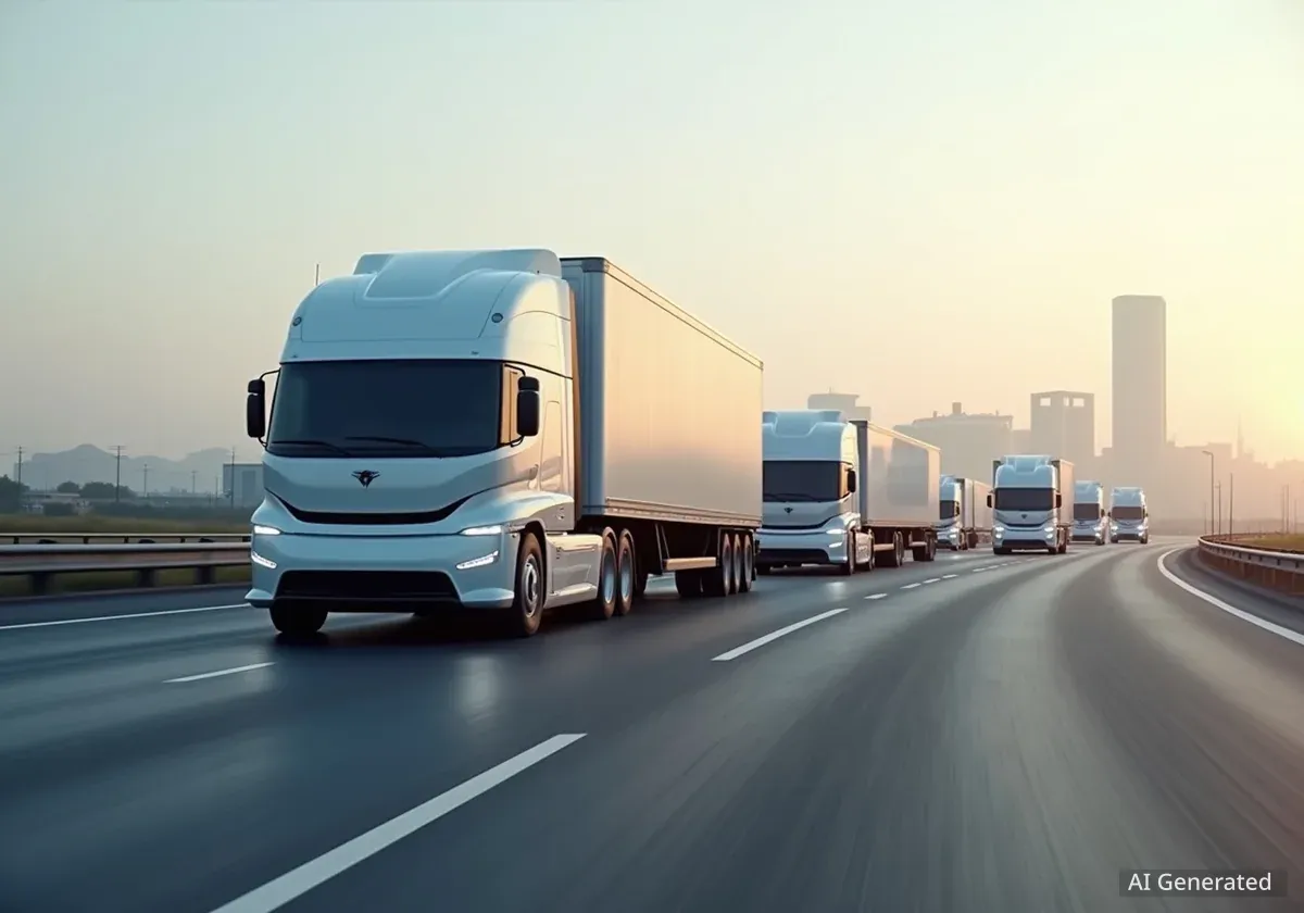 Chinas Dominanz bei Elektro-Lastwagen wächst global