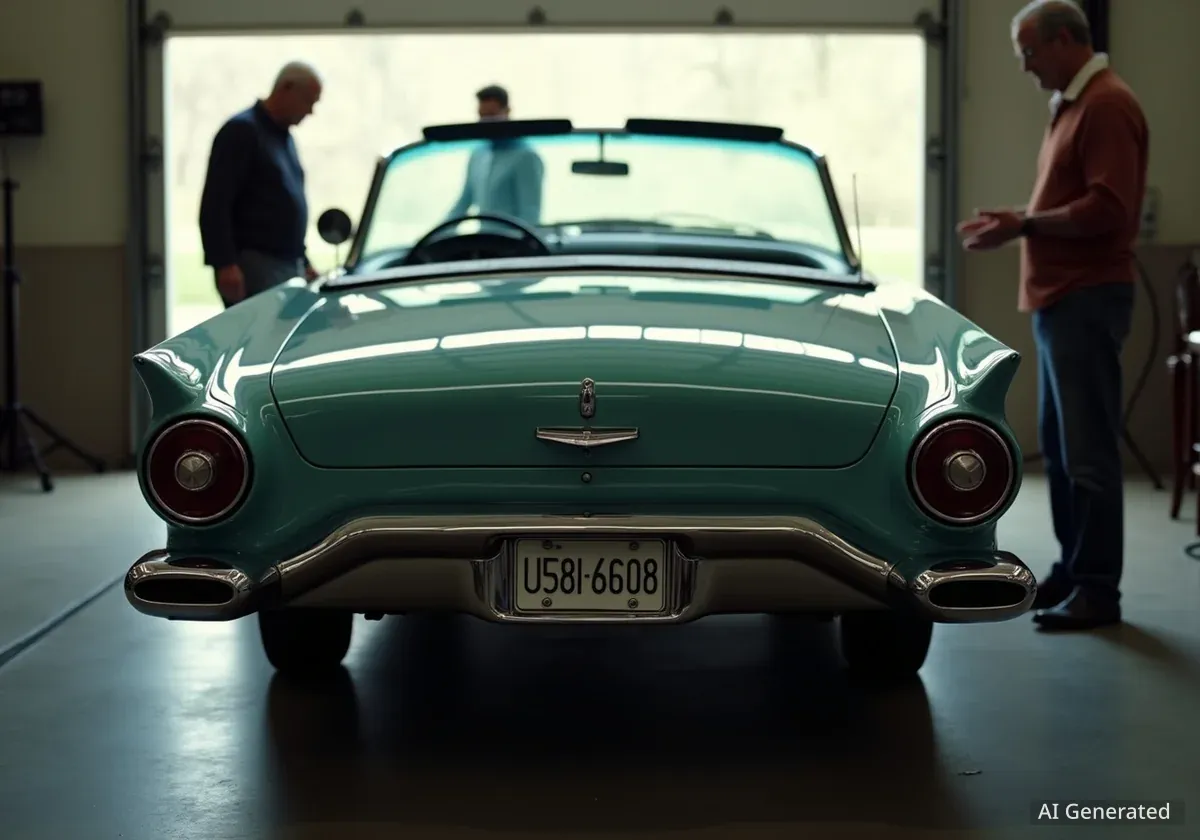 Wertverlust des 1957er Ford Thunderbird