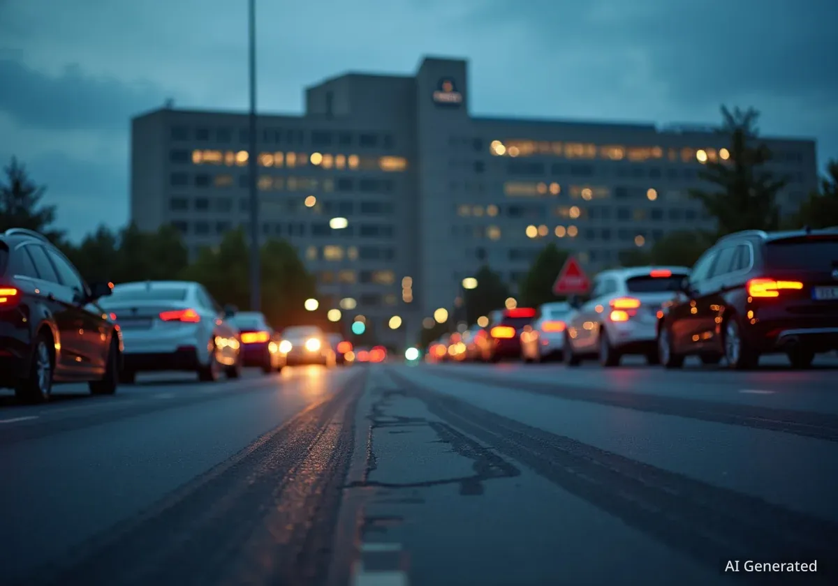 Klinikparkplatz wird zur gefährlichen Abkürzung