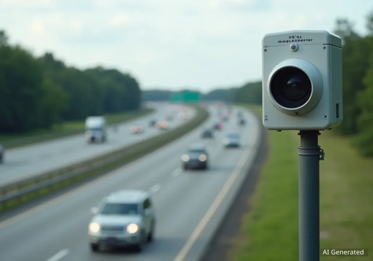 Erste Radarkamera auf Delaware Route 1 aktiv