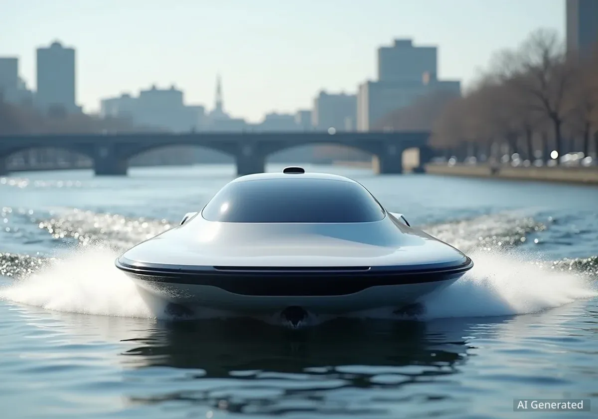 Candela zeigt elektrische Tragflächenboote in Washington D.C.