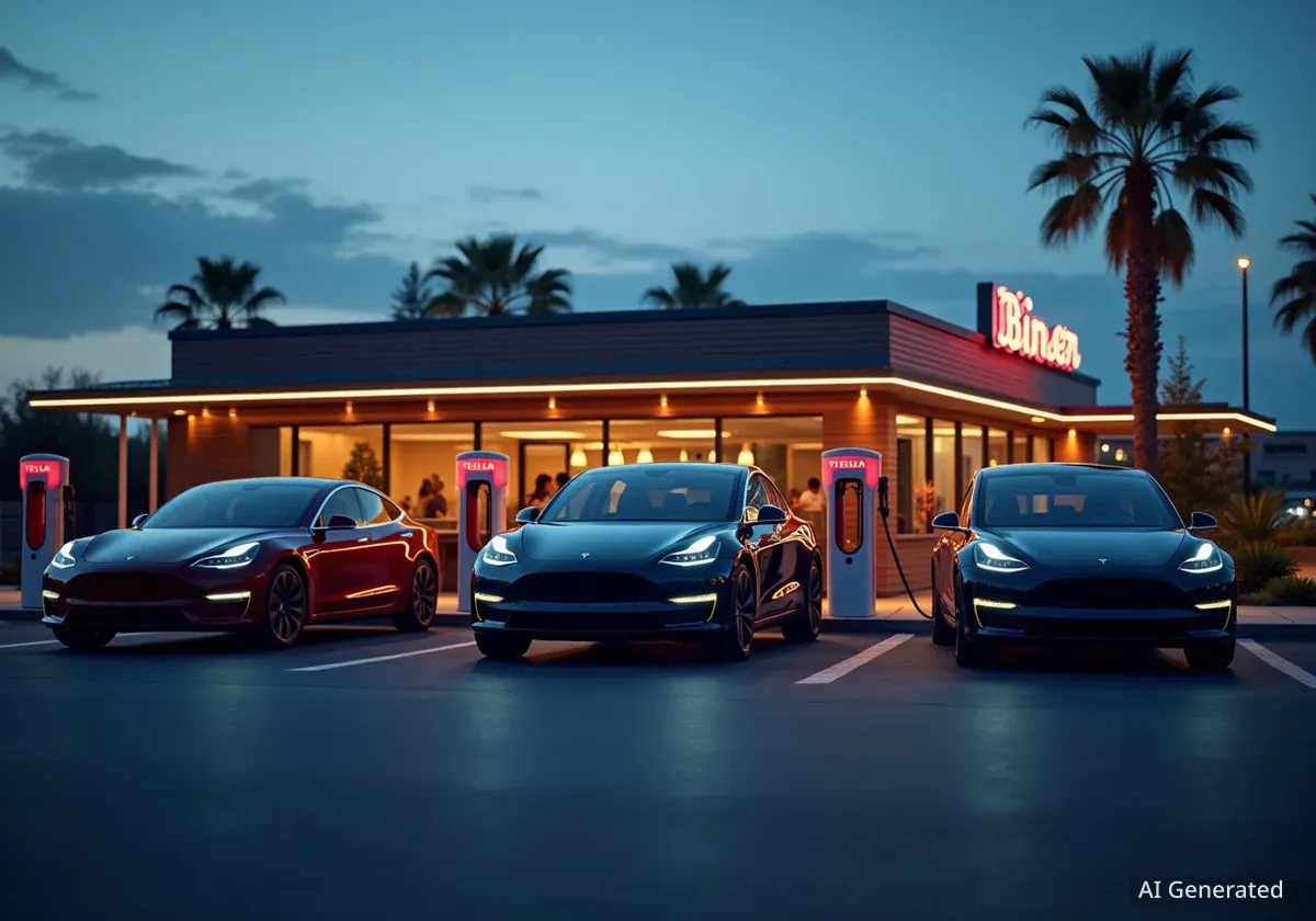 Tesla plant weitere Diner-Standorte nach Erfolg in LA