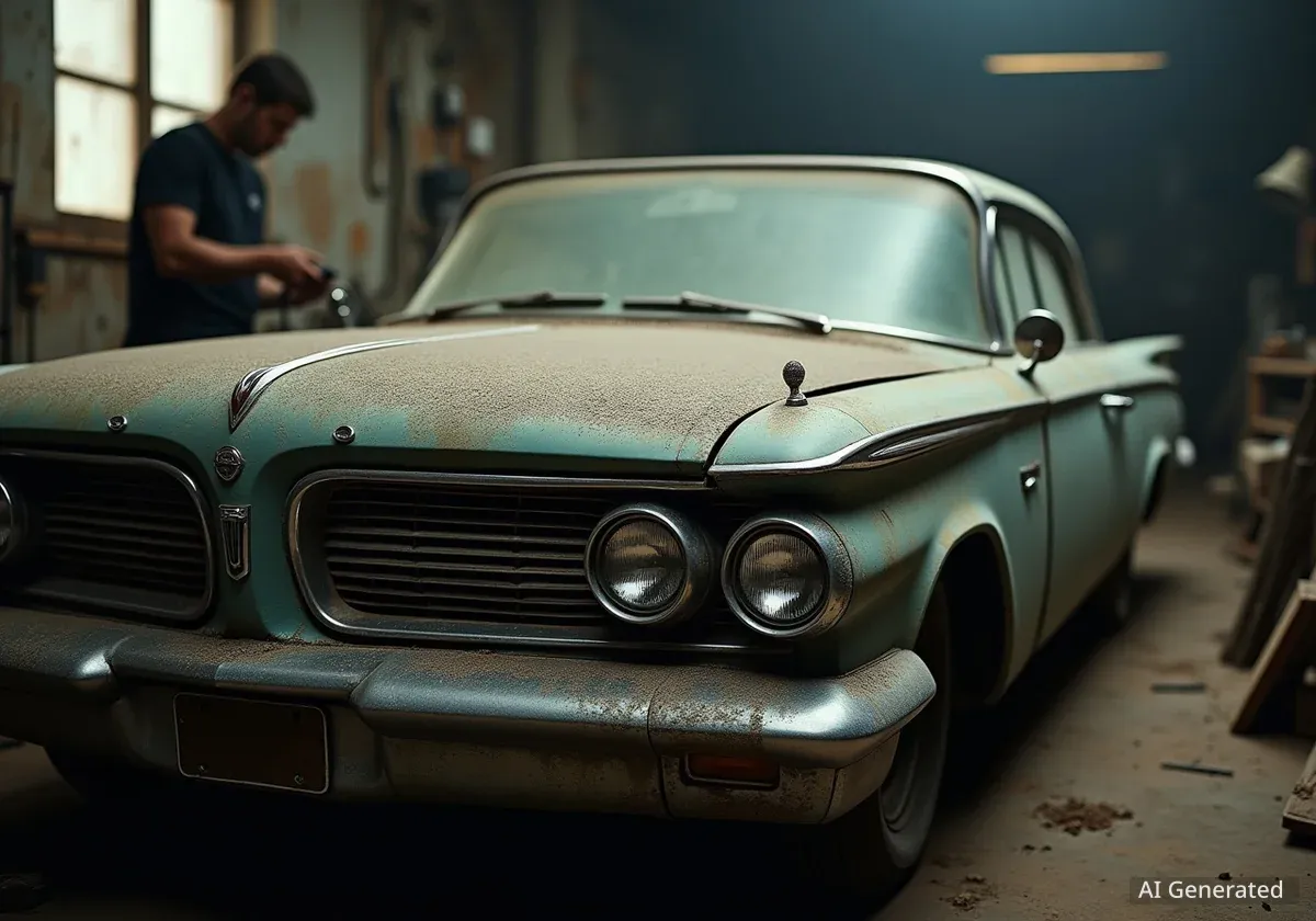 Seltener Chrysler 300J nach langer Standzeit wiederbelebt