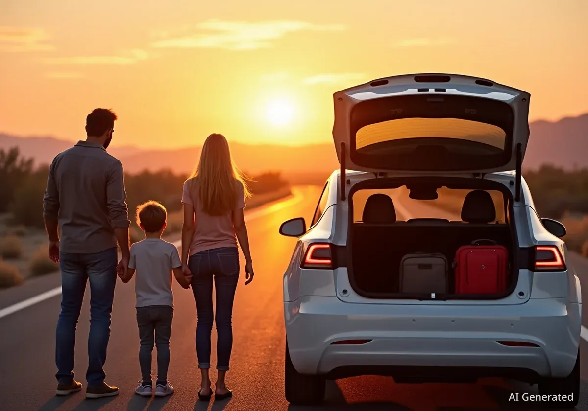 Familie lobt Tesla Model Y für Alltag und Reisen