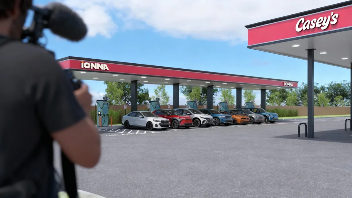 Ionna installiert Schnellladestationen bei Casey's