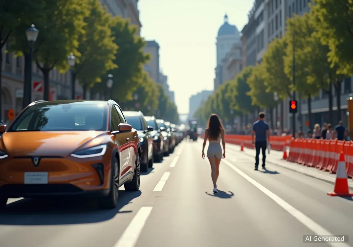 Verkehrsänderungen in Lawrence: EV-Schau und Bauarbeiten