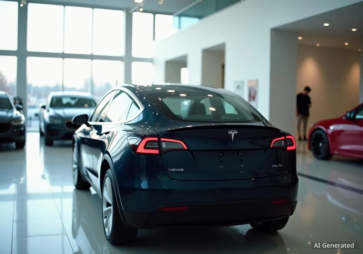 Tesla Model Y Standard: Glasdach verborgen