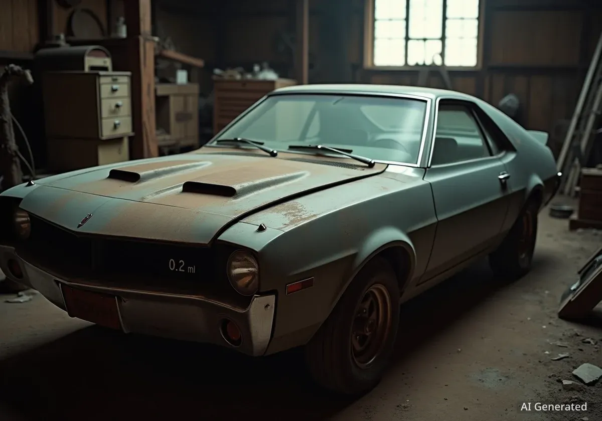 Seltener 1969 AMC AMX Super Stock nach 55 Jahren entdeckt