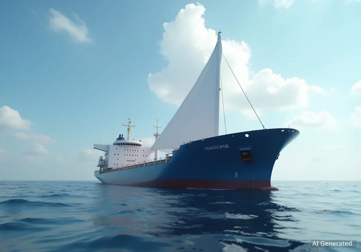 Michelin entwickelt aufblasbare Flügelsegel für Schiffe