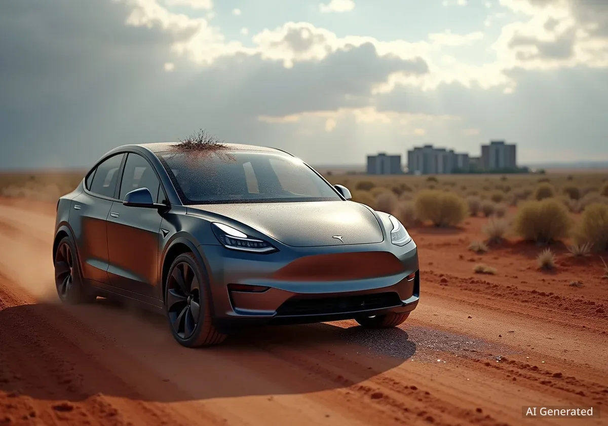 Tesla: Meteorit trifft Model Y, während Zukunftspläne Gestalt annehmen