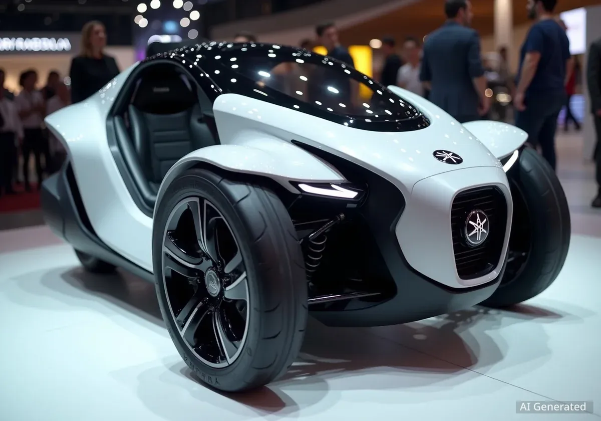 Yamaha Tricera Prototyp: Dreirad vor Serienproduktion