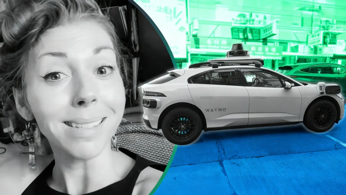 Selbstfahrendes Waymo überfährt gelbe Ampel in Los Angeles