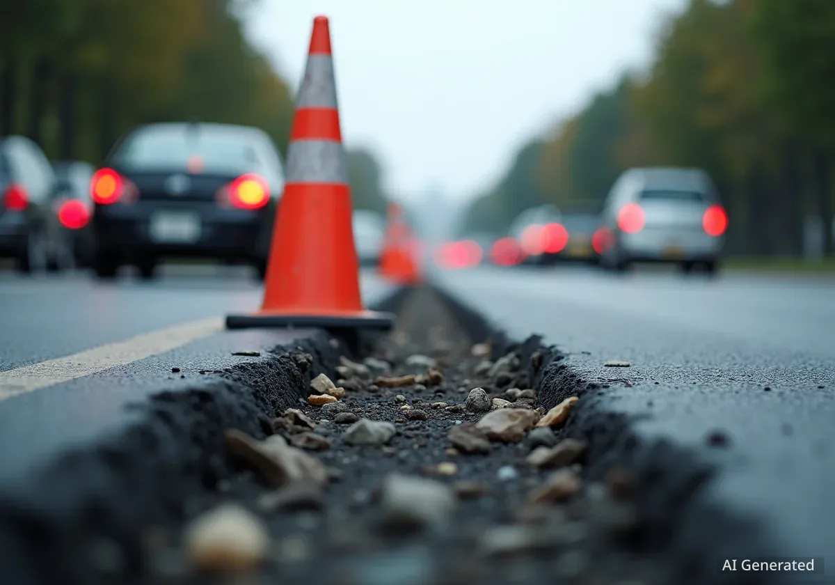 St. Charles: Straßenbau sorgt für Ärger bei Fahrern