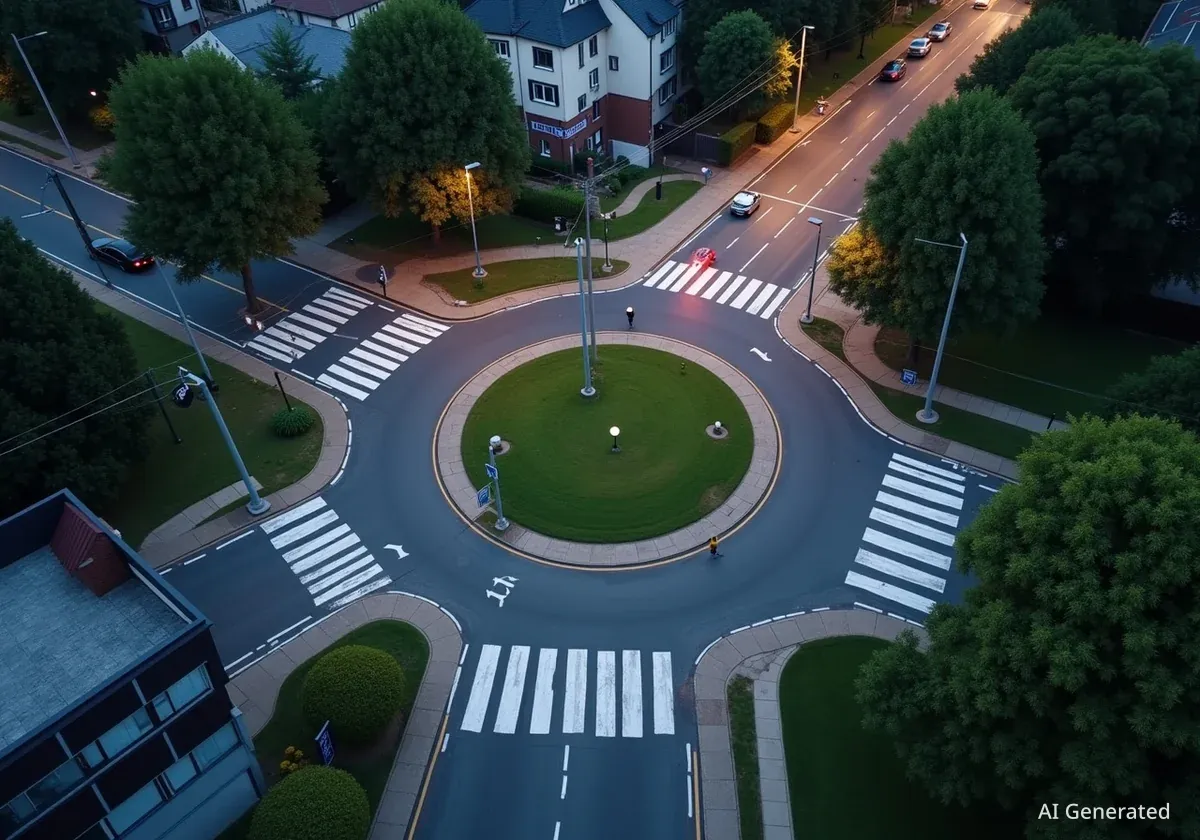 Neue Verkehrsführung in Anderson verbessert Sicherheit