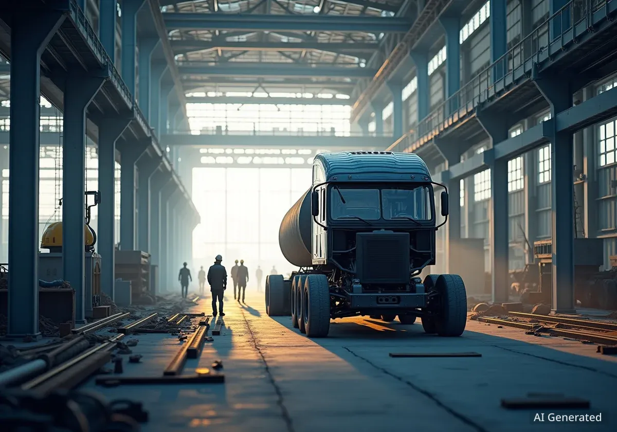 Tesla Semi Fabrik nahezu fertiggestellt