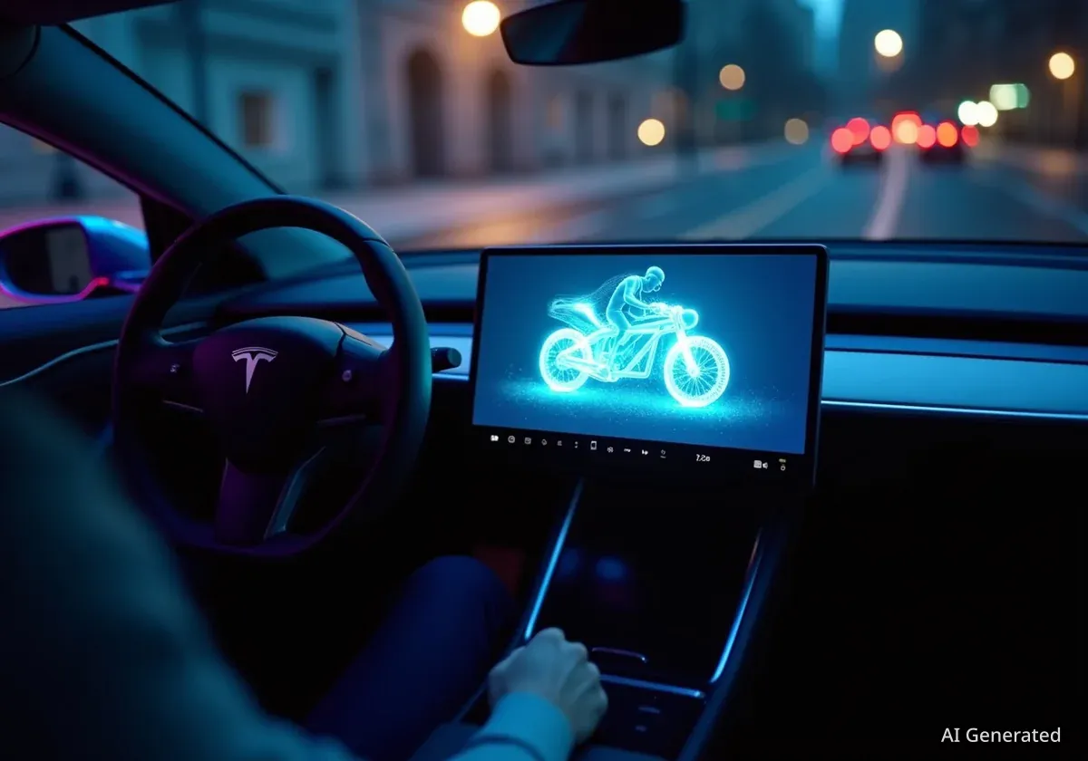 Teslas Tron-Modus: Neue Visualisierungen im Fahrzeug