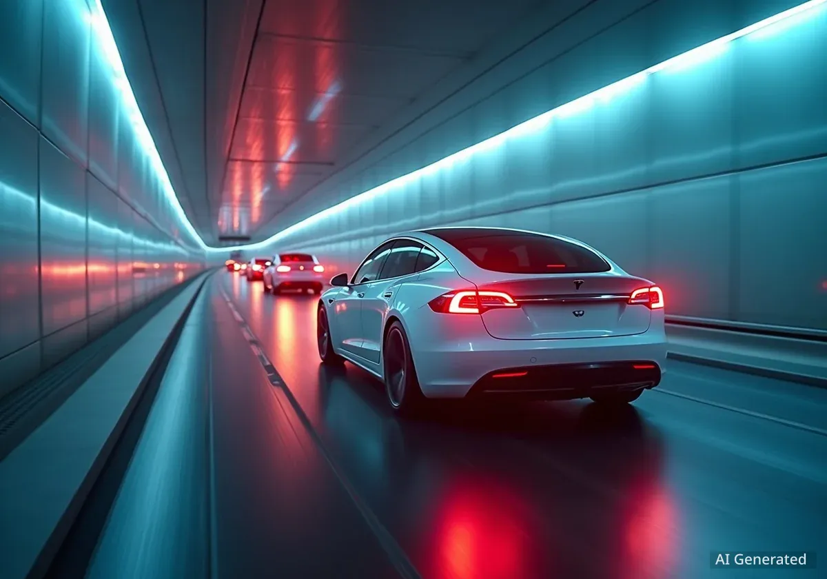 Boring Company Teslas beeindrucken in Las Vegas