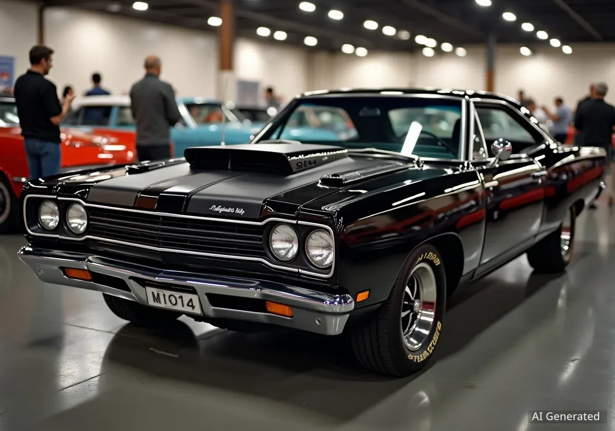 Seltener 1969er Plymouth Road Runner mit Hemi-Motor
