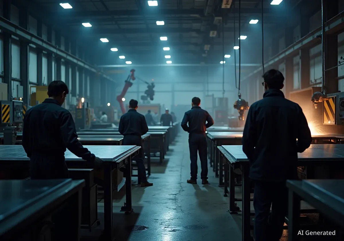 Verkehrszeichenproduktion in Connecticut