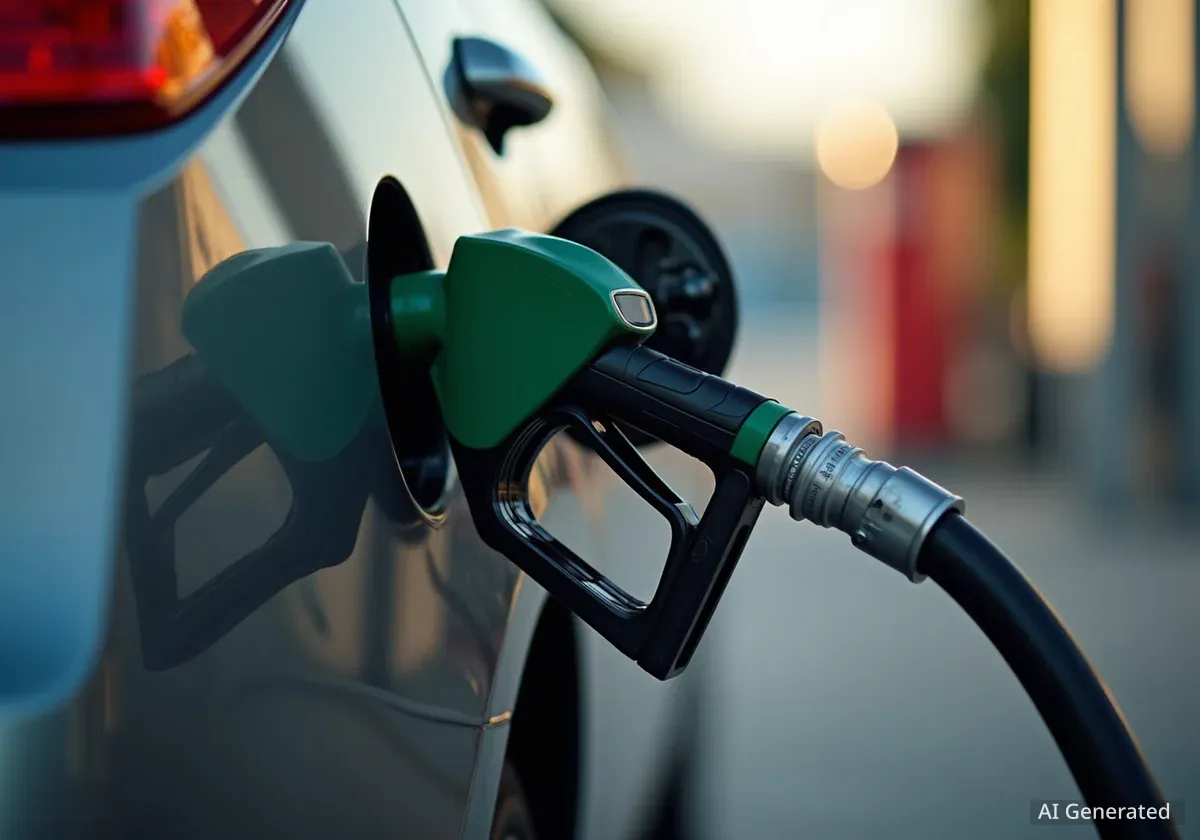 Benzinpreise fallen deutlich auf $3,04 pro Gallone