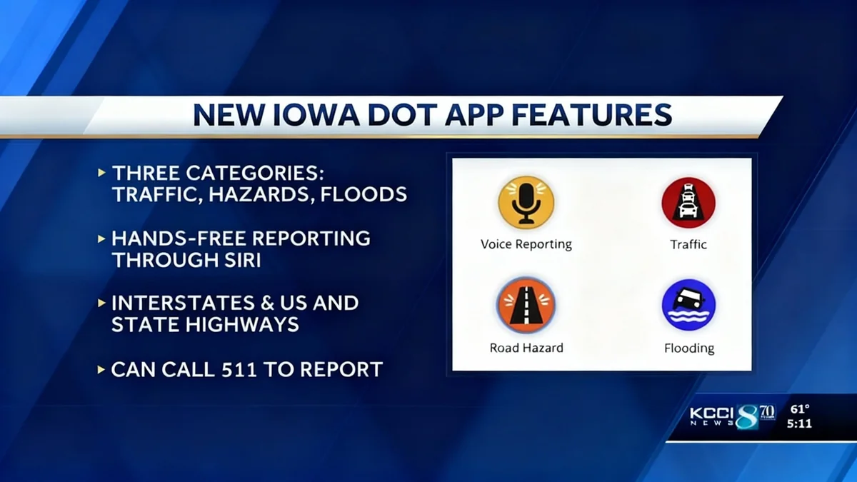 Iowa DOT verbessert Meldung von Straßenmängeln