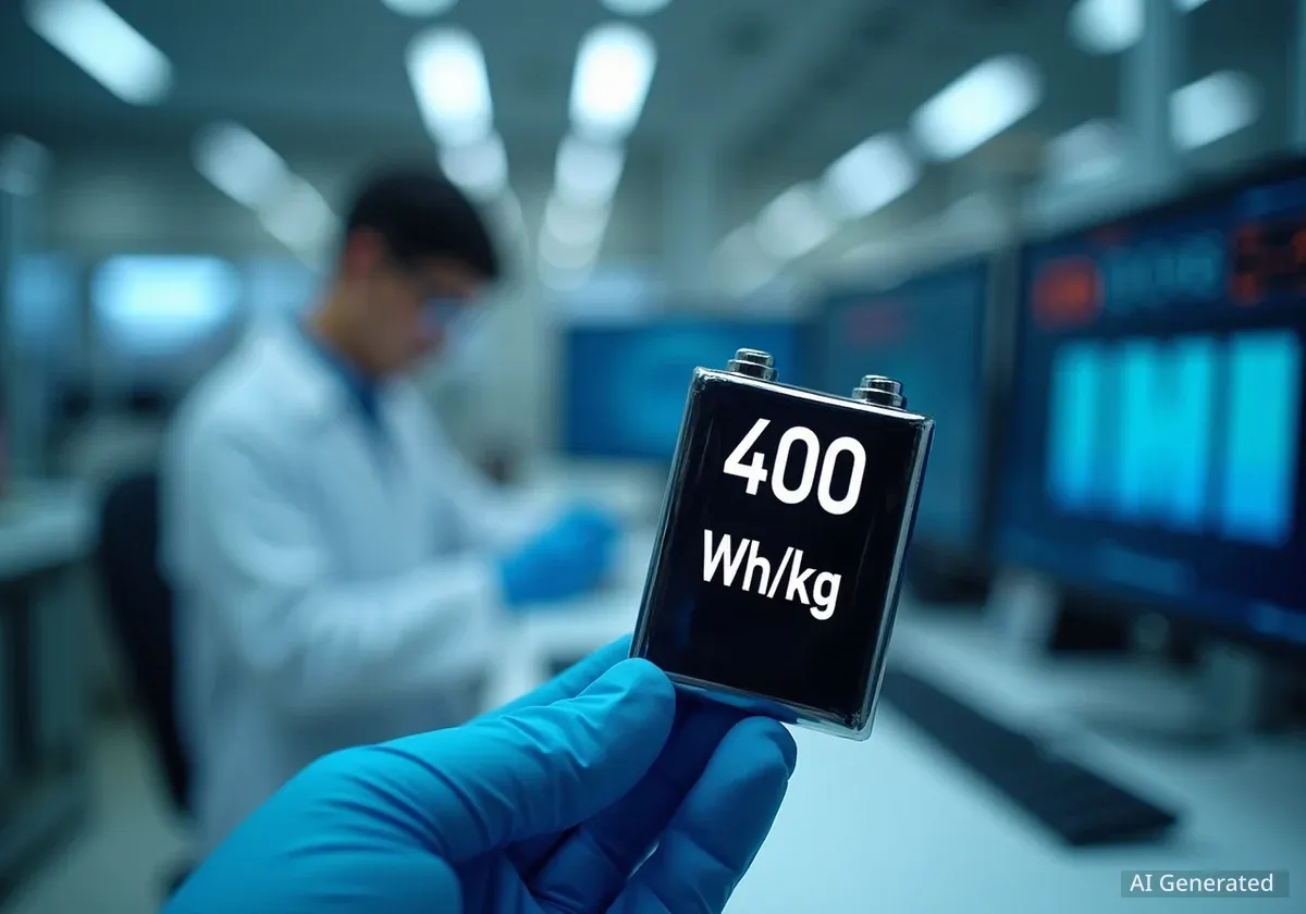 Sunwoda enthüllt Festkörperbatterie mit 400 Wh/kg