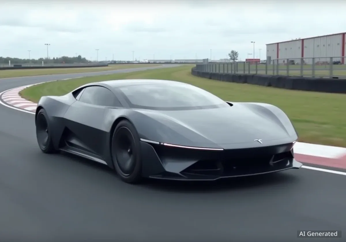 Tesla Cybercab auf Teststrecke gesichtet