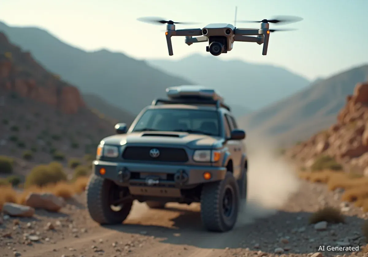 Toyota entwickelt Drohne für Offroad-Navigation