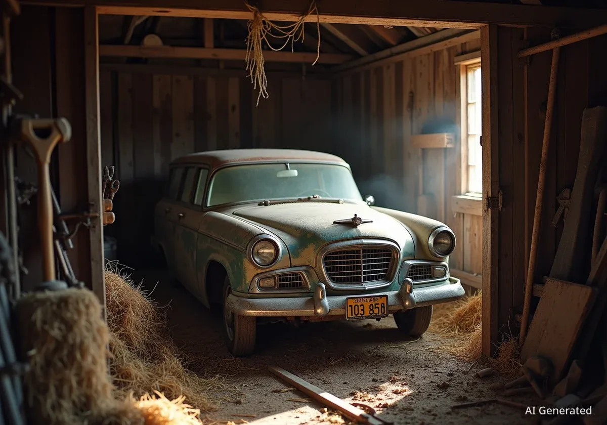 Seltener Studebaker Provincial Scheunenfund