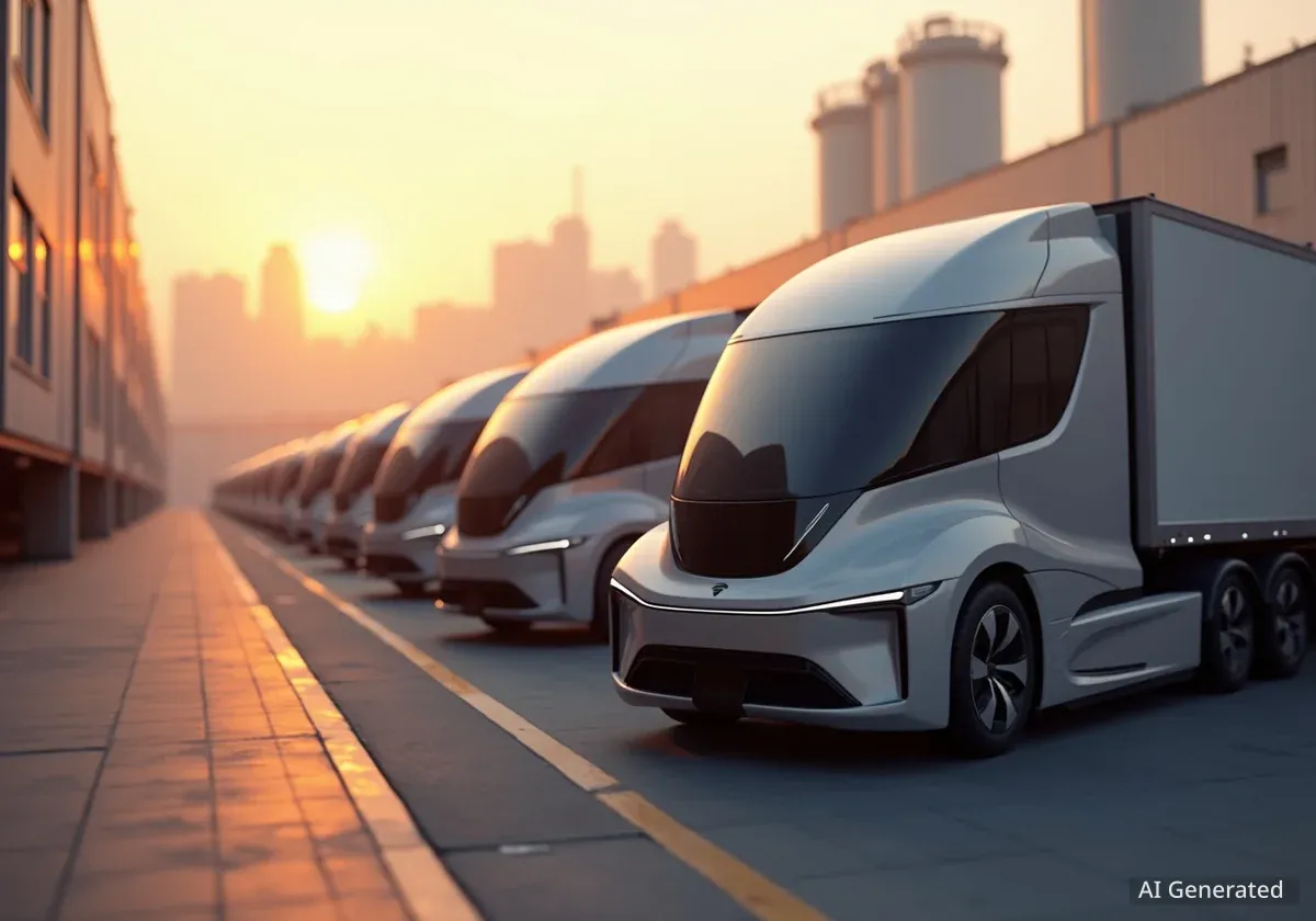 Chinas E-Lkw-Boom verändert globale Kraftstoffnachfrage