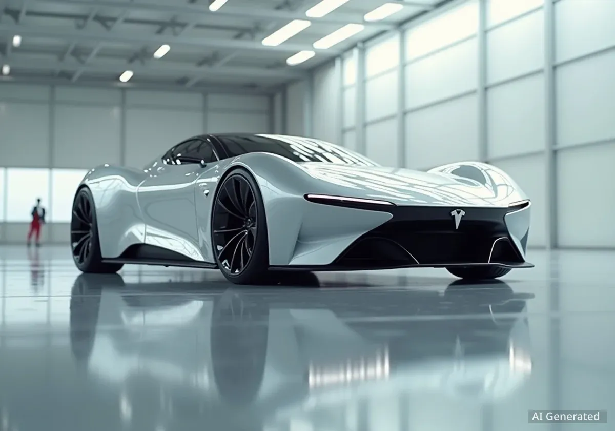 Elon Musk deutet fliegenden Tesla Roadster an