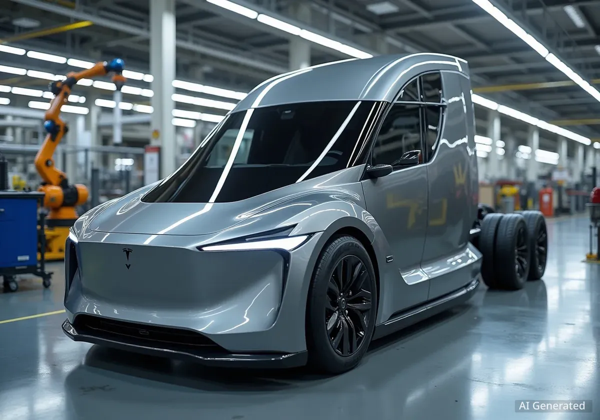 Tesla Semi Fabrik gewährt Einblicke in Produktion