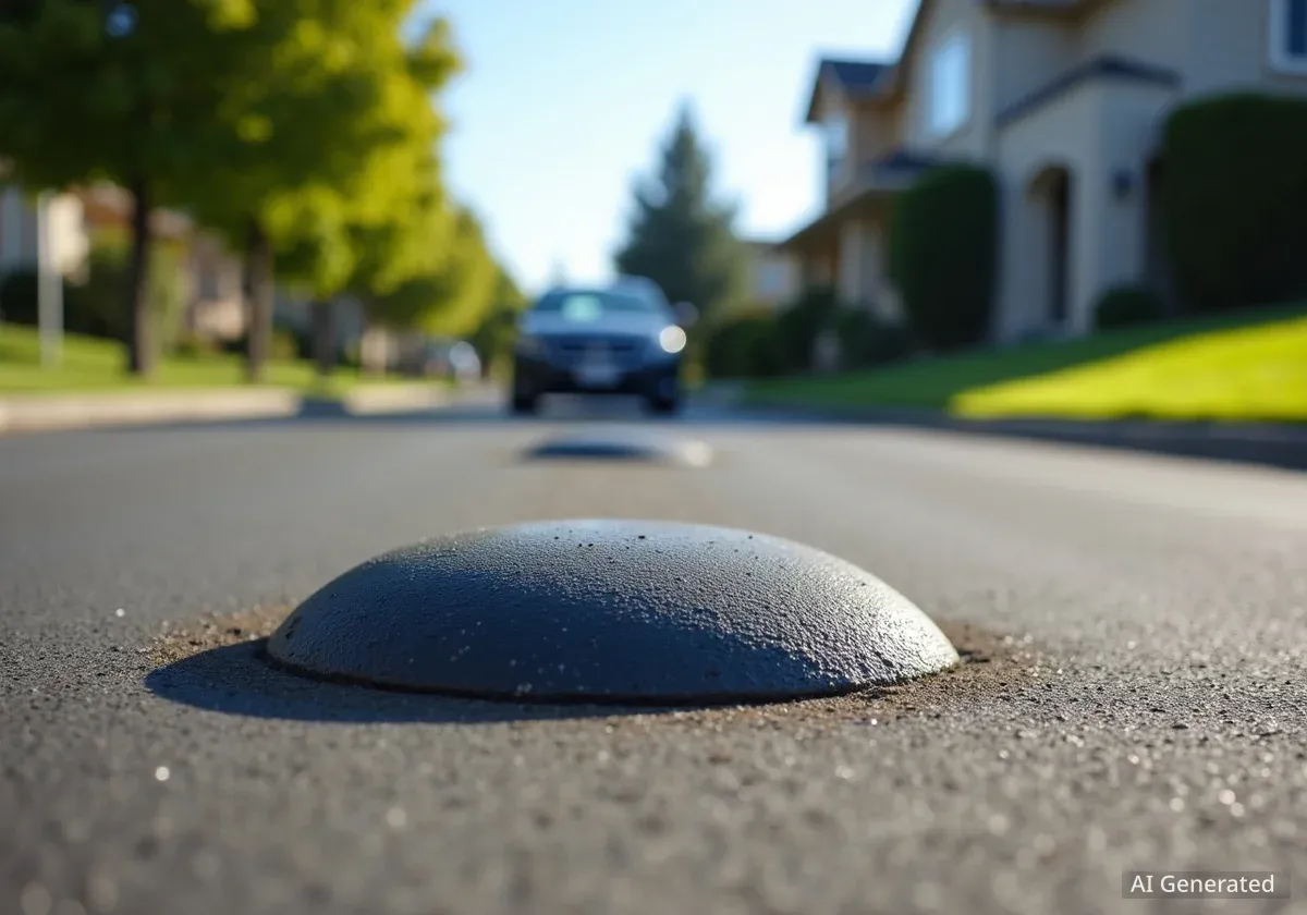 Sacramento investiert in neue „Speed Lumps“ zur Verkehrsberuhigung