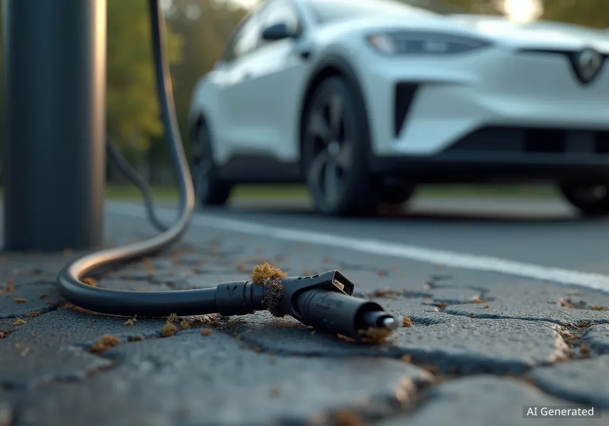 Kabeldiebstahl an Ladesäulen bedroht Elektromobilität