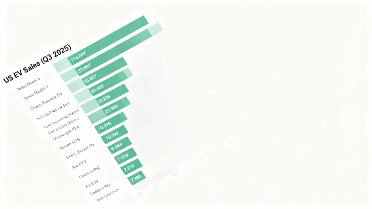 US-Elektroauto-Verkäufe steigen stark im dritten Quartal