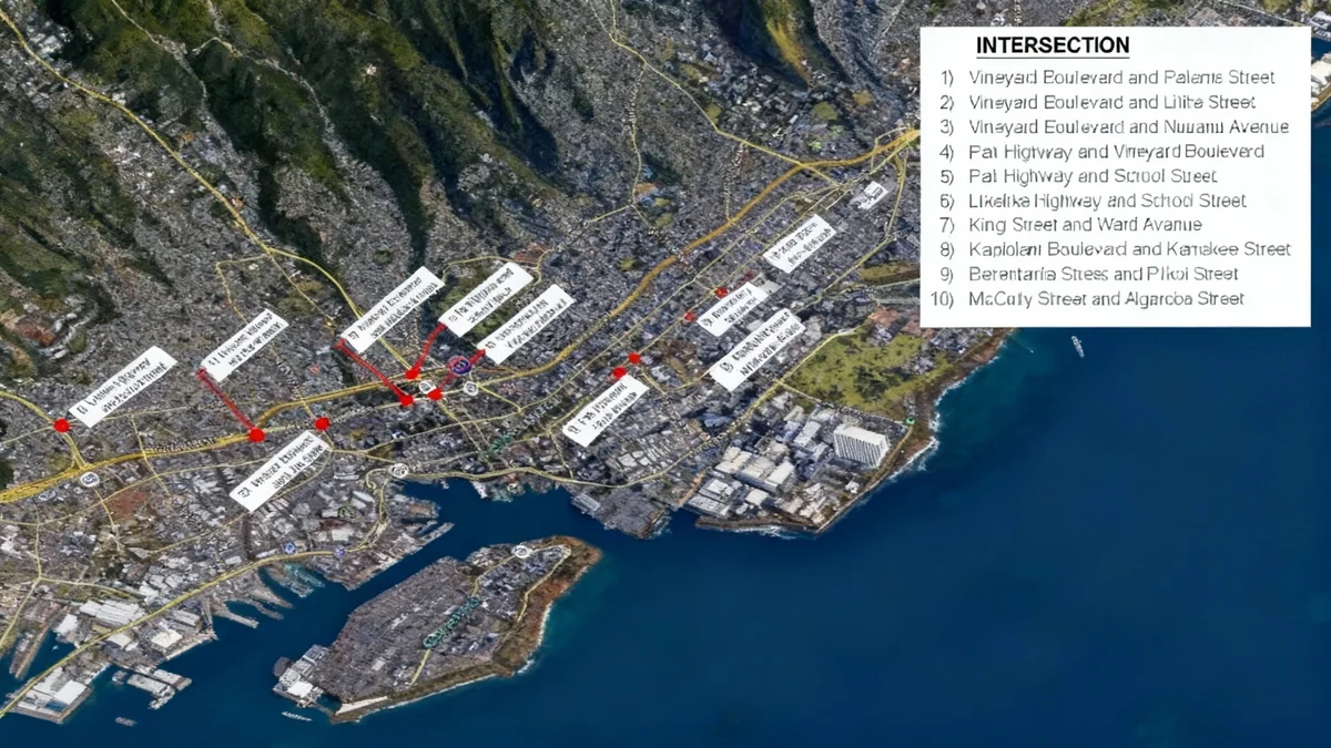 Honolulu: Blitzer an 10 Kreuzungen stellen jetzt Strafzettel aus