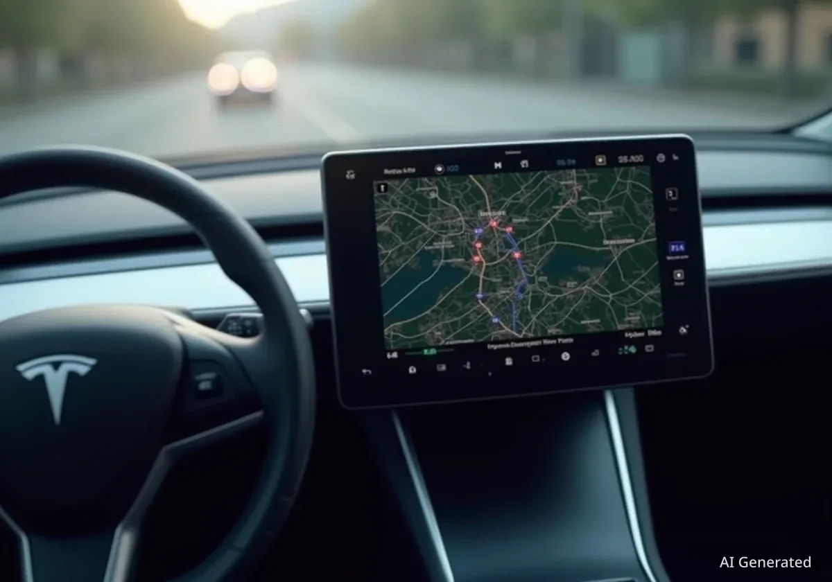 Tesla verbessert Navigation und Fahrassistenz