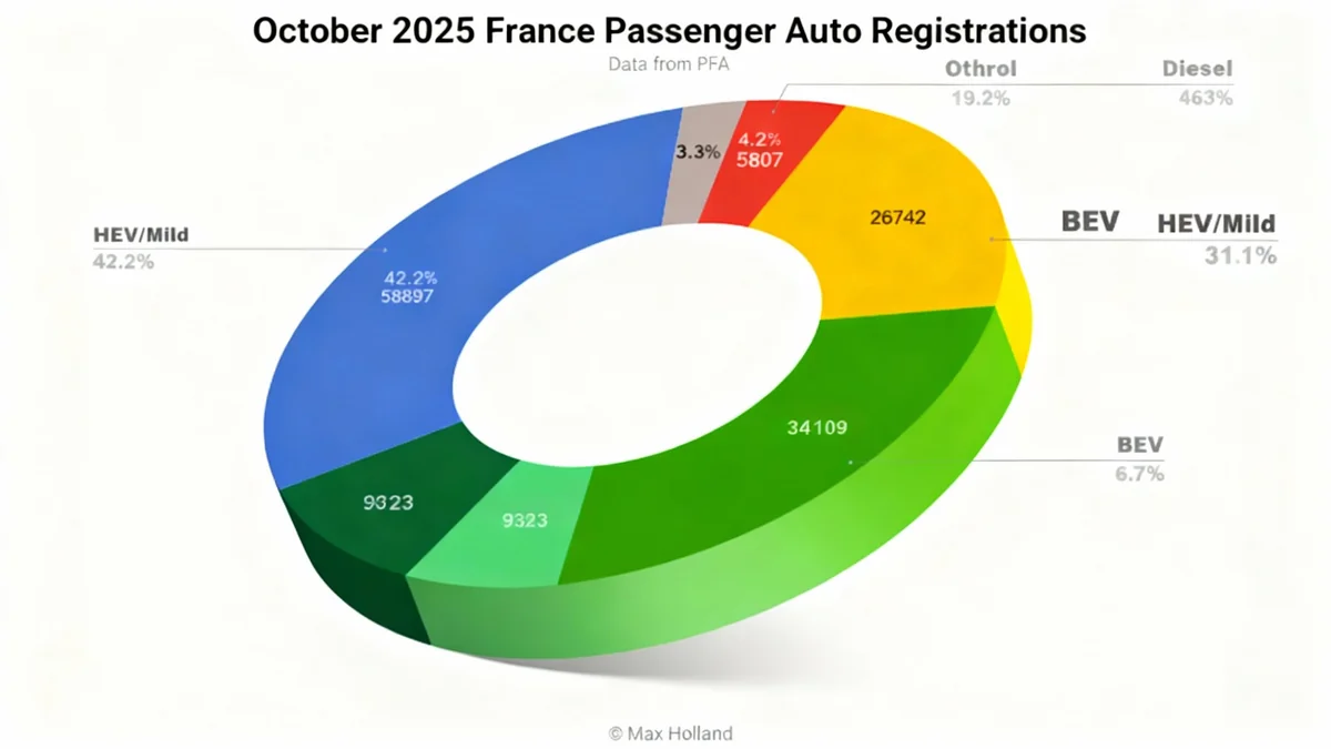 Frankreichs E-Auto-Markt wächst stark durch Sozialleasing