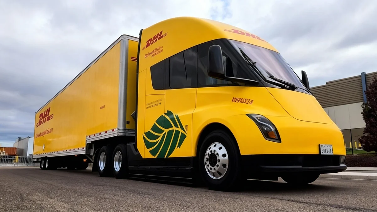 DHL testet Tesla Semi mit beeindruckender Effizienz